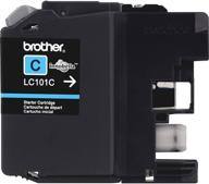 🔵 lc101c cyan ink cartridge for brother printer logo