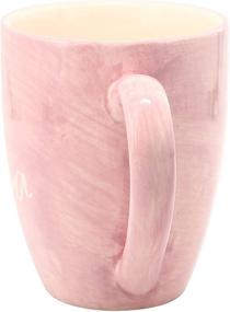 img 3 attached to 🐻 Large 20oz Ceramic Coffee Mug Tea Cup - Mom Life Mama Bear Pink, Pink