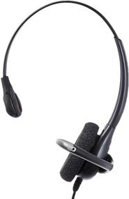 img 2 attached to 🎧 Enhance Your Communication with Plantronics SUPRA PLUS MONAURAL/NC HEADSET ( HW251N ) - Silver/Gray
