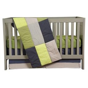 img 3 attached to 👶 Trend Lab Perfectly Preppy 3-Piece Crib Bedding Set