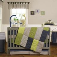 👶 trend lab perfectly preppy 3-piece crib bedding set logo