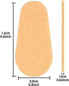 img 3 attached to 👓 Comfortable and Slip-Resistant: 48 Pairs of Soft Foam Nose Pads for Eyeglasses & Sunglasses (Yellow)