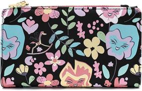 img 3 attached to 🌸 Loungefly x Disney Alice in Wonderland Flowers AOP Wallet: An enchanting accessory for Disney fans.