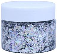 💫 dazzle with dawils: sparkling chunky glitter gel for face and body, holographic and easy-to-peel formula for stunning cosmic glam logo