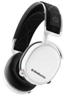 steelseries arctis 7 wireless gaming headset - dts headphone: x v2.0 surround for pc, playstation 5, ps4 - white logo