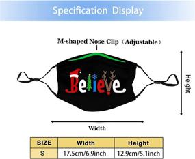 img 1 attached to Believe Christmas Washable Reusable Adjustable Outdoor Recreation