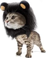 galopar cat apparel: halloween lion mane wig for cats and small dogs – perfect for parties, photoshoots, and cosplay fun! logo