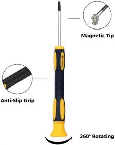 img 3 attached to Набор отверток DLseego Torx - 7 в 1 звездочкой (T3, T4, T5, T6, T7, T8, T10) для ремонта телефонов/компьютеров.