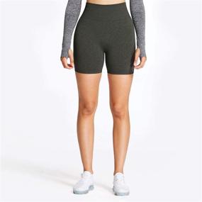 img 3 attached to Aoxjox Womens Waisted Seamless Workout Sports & Fitness