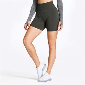 img 2 attached to Aoxjox Womens Waisted Seamless Workout Sports & Fitness