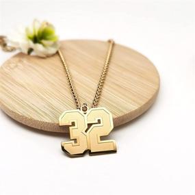 img 3 attached to LuxglitterLin Inspirational Necklace Athletes Stainless