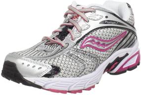 img 4 attached to Saucony Triumph Running Little Silver Girls' Shoes