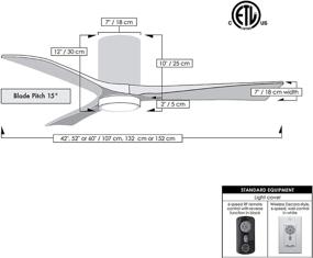 img 2 attached to Matthews IR3HLK BN WA 42 Outdoor Ceiling Fan