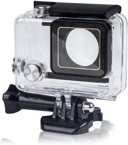 img 4 attached to 📷 Beinhome Waterproof Housing Case for GoPro Hero 3+ 4: Ultimate Protection for Underwater Adventures with Quick Release Mount