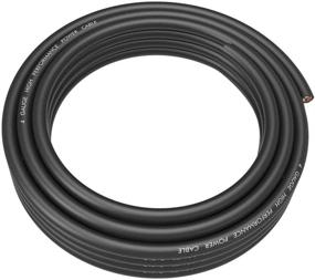 img 2 attached to 🎸 ROCKRIX 4 Gauge Black 25ft Amplifier Power/Ground Wire: Durable Soft Touch Cable for Optimal Performance