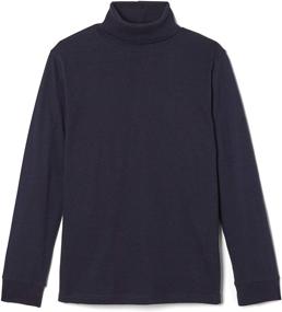 img 1 attached to 👕 Elegant French Toast Toddler Turtleneck: Sleek Black Boys' Clothing