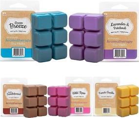 img 4 attached to 🌸 InYourNature Scented Soy Wax Melts - 5-Pack 15 oz Wax Cubes for Electric Warmer with Essential Oils - Lavender, Rose, Vanilla, Sandalwood, Ocean Breeze - All-Natural, Paraffin-Free