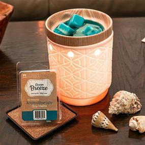 img 3 attached to 🌸 InYourNature Scented Soy Wax Melts - 5-Pack 15 oz Wax Cubes for Electric Warmer with Essential Oils - Lavender, Rose, Vanilla, Sandalwood, Ocean Breeze - All-Natural, Paraffin-Free