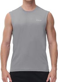 img 4 attached to Cakulo Workout Sleeveless Running Bodybuilding Sports & Fitness in Team Sports