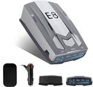 🚗 enhanced radar detector for cars: voice alert, speed alarm system, city/highway mode, led display, 360° automatic detection logo