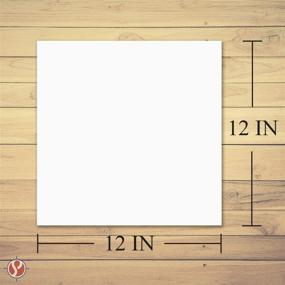 img 3 attached to 📇 12x12 Square Cardstock: 80lb Cover White Thick Card Stock Paper - For Scrapbooking, Arts & Crafts, Wedding Invitations & More - 50 Cards Per Pack!