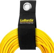 🔌 lubansir 9-pack extension cord holder organizer - heavy duty storage straps with garage hooks and pool hose hangers logo