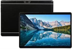 img 4 attached to 📱 Ultra Slim 10 inch Android Tablet PC with Octa Core Processor | 4GB RAM, 64GB Storage, 2MP Front & 5MP Rear Cameras | Bluetooth, HD Display (Black)