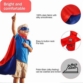 img 1 attached to InPoTo Superhero Capes: Unleash the Power of Heroes with Costumes