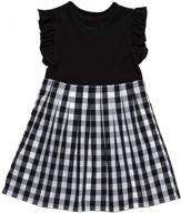 👧 boczif toddler spring summer clothing: girls 3-7 t, bowknot dresses & plaid designs 2-6t logo