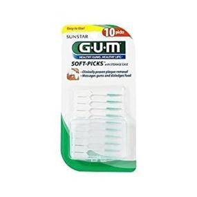 img 1 attached to 🍬 Gum Soft Picks - 10-Pack for Effective Plaque Removal by Gum