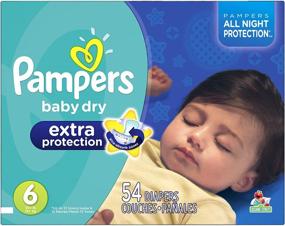 img 1 attached to 👶 Pampers Baby Dry Size 6 Diapers - 54 Count, with Extra Protection