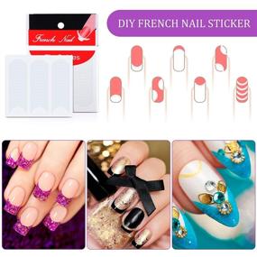 img 1 attached to 💅 36 Sheets of 1728-Piece French Manicure Nail Guide Stickers for Stunning Nail Art Design and Pattern Application