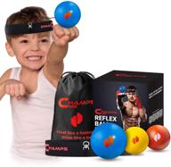 champs mma boxing reflex ball: enhance reaction speed and hand-eye coordination with home training equipment, ideal for mma and boxing логотип