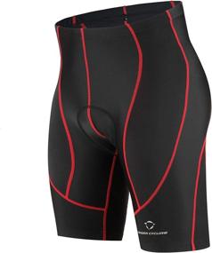 img 2 attached to Leader Cycling Men's Cycling Shorts: Enhanced Comfort with 3D Gel Padding, Breathable Fabric, and Anti-Slip Design