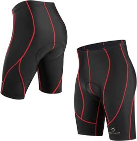 img 3 attached to Leader Cycling Men's Cycling Shorts: Enhanced Comfort with 3D Gel Padding, Breathable Fabric, and Anti-Slip Design