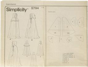 img 2 attached to Simplicity Pattern 5794 Costumes XS S M L