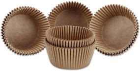 img 3 attached to Gifbera Natural Cupcake Liners - 400-Count Standard Baking Cups, Unbleached Paper with No Smell