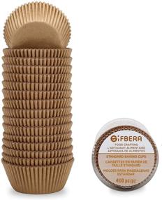 img 4 attached to Gifbera Natural Cupcake Liners - 400-Count Standard Baking Cups, Unbleached Paper with No Smell