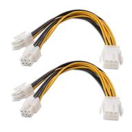 💡 кабель разветвитель питания cable matters 6 pin pcie (2 штуки) - 6 дюймов логотип