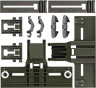 🔧 upgraded 10 pcs new polymer material dishwashers adjuster kit w10350376 for whirlpool kenmore: top rack & w10195840 & w10195839 & w10082853 & w10508950 replacement логотип