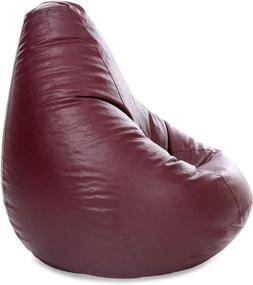 img 1 attached to 🪑 Nexis Sundry Large Leatherette Bean Bag Chair Cover for Indoor/Outdoor Use - Furniture Cover Without Fillers