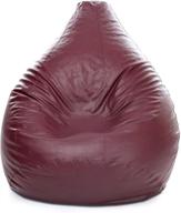 🪑 nexis sundry large leatherette bean bag chair cover for indoor/outdoor use - furniture cover without fillers logo