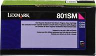 lexmark 80c1sm0 magenta standard program logo