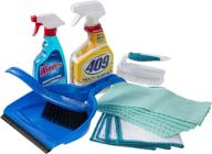 🧹 dorm room cleaning essentials: multipurpose kit with lemon fresh formula 409, windex original glass cleaner, and more logo