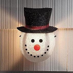 img 4 attached to ❄️ Holiday Snowman Porch Light Cover (1)