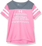 👗 милая и модная коллекция детской одежды under armour для девочек с короткими рукавами логотип