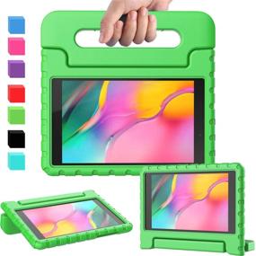 img 4 attached to 📱 AVAWO Samsung Tab A 8.0 2019 Kids Case (T290/T295) - Lightweight Shockproof Convertible Handle Stand - Kids Friendly Green Cover for Samsung Tab A 8-inch released in 2019