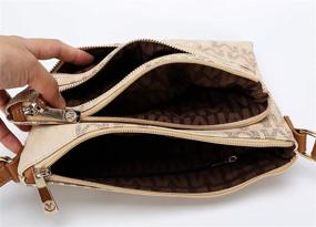 img 1 attached to Tinsley Signature Pockets Crossbody Farrow Women's Handbags & Wallets for Crossbody Bags