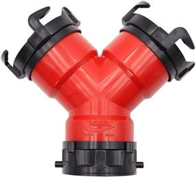 img 4 attached to 🔴 Red Valterra F02-2030 3-Inch Rotating RV Wye with Bayonet Fittings