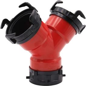 img 1 attached to 🔴 Red Valterra F02-2030 3-Inch Rotating RV Wye with Bayonet Fittings